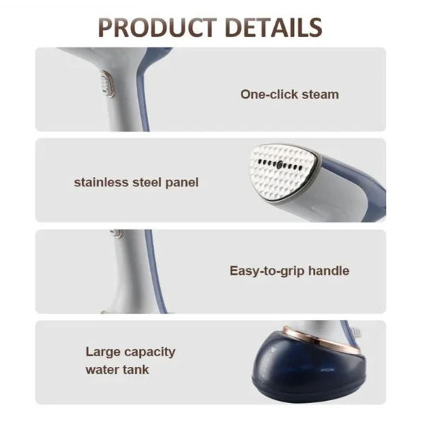 Handdampfglätter mit 360-ml-Wassertank 1500 W