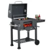 Holzkohlegrill inklusive 2 Grillrosten und Ablagen mit Haken