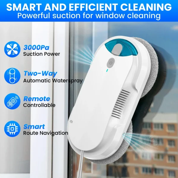 Fensterreinigungsroboter mit autom. Wassersprühfunktion
