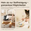 Teppichreiniger selbstreinigend mit Sprühfunktion und Bürste