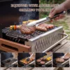 Kompakter Holzkohlegrill für den Außenbereich
