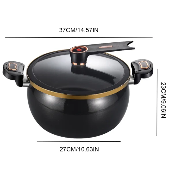 S2ae8612c6daa4f90af875f2e010fe9b9P.webp Multifunktionaler Antihaft-Topf zum Schmoren und Kochen