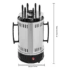 S33345bdb90d3411196c972d582198f30A.webp Elektrogrill (vertikal) aus Edelstahl mit 5/6 Spießen für Kebab
