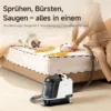 Teppichreiniger selbstreinigend mit Sprühfunktion und Bürste