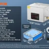 S3b5b739ab68944d29514d4656408412es.webp Ultraschallreiniger aus Edelstahl - Ultraschall-Haushaltsgerät