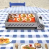 Elektro-BBQ-Grill aus Edelstahl mit einstellbarer Temperatur 2,5 kW