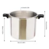 S55cc1c3769fb462480c2763451837b5c8.webp Druckkochtopf aus Aluminium-legierung 22-Liter mit Manometer