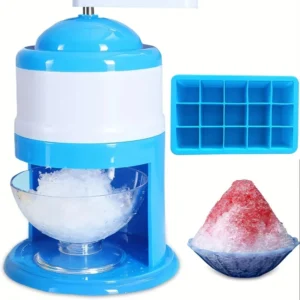 Mini-Eisraspelmaschine mit Handkurbel – Tragbarer Snow-Cone-Maker