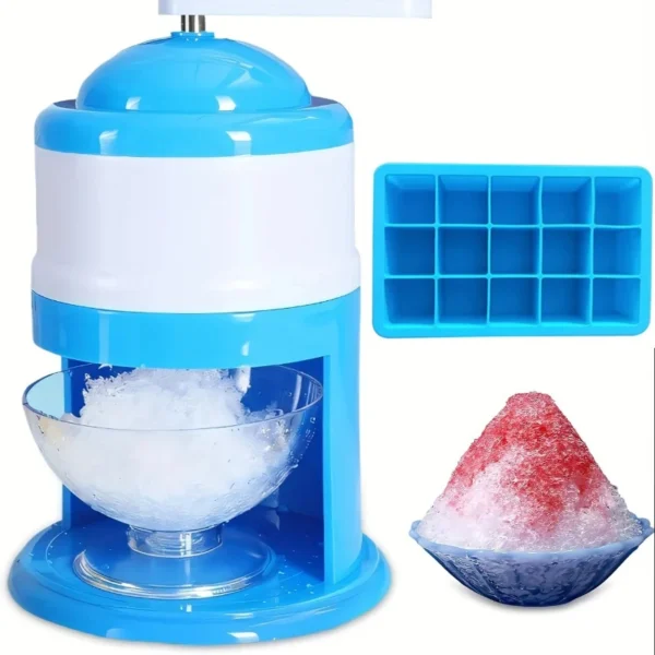 Mini-Eisraspelmaschine mit Handkurbel – Tragbarer Snow-Cone-Maker Mini-Eisraspelmaschine mit Handkurbel – Tragbarer Snow-Cone-Maker