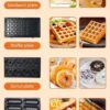 Sandwichmaker mit austausch-baren Backplatten & LED-Anzeigen