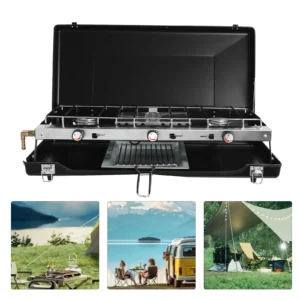 Gas-Campingkocher mit Piezo-Zündung 4,5 kW (328,5 g/h)