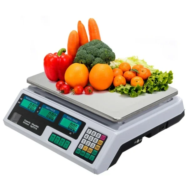 Präzisions-Digitalwaage bis 40 kg für Lebensmittel und Handel Präzisions-Digitalwaage bis 40 kg für Lebensmittel und Handel
