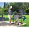 Holzkohlegrill inklusive 2 Grillrosten und Ablagen mit Haken