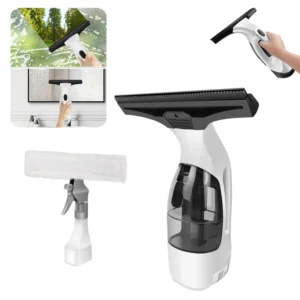 Akku-Fensterabzieher 3500mAh – 2-in-1 Fensterwischer & Bürste