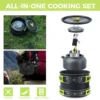 Camping-Kochgeschirr-Set aus Aluminiumlegierung 10-teilig