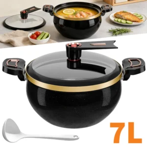 Multifunktionaler Antihaft-Topf zum Schmoren und Kochen