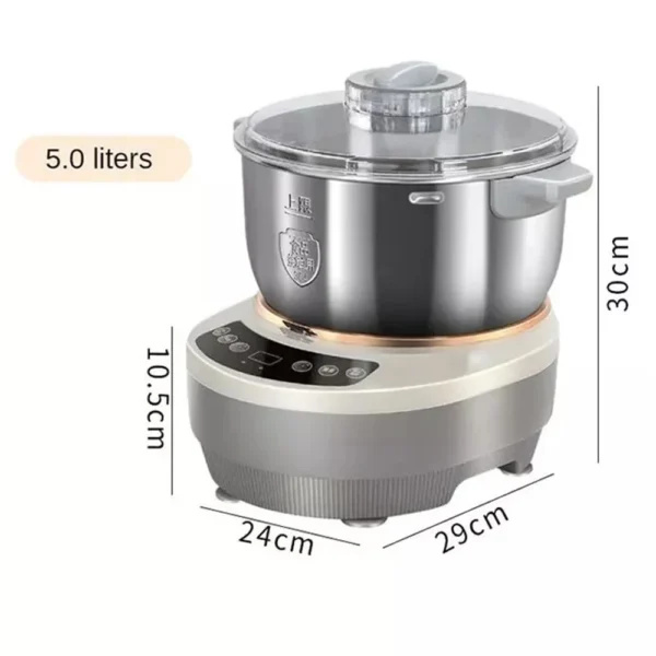 Teigknetmaschine mit Gärfunktion aus Edelstahl 5 Liter & 7 Liter