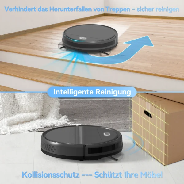 S9ed8f4706d7a45859ae2346d9fe56507b.webp 3-in-1-Roboterstaubsauger mit Selbstreinigungsfunktion