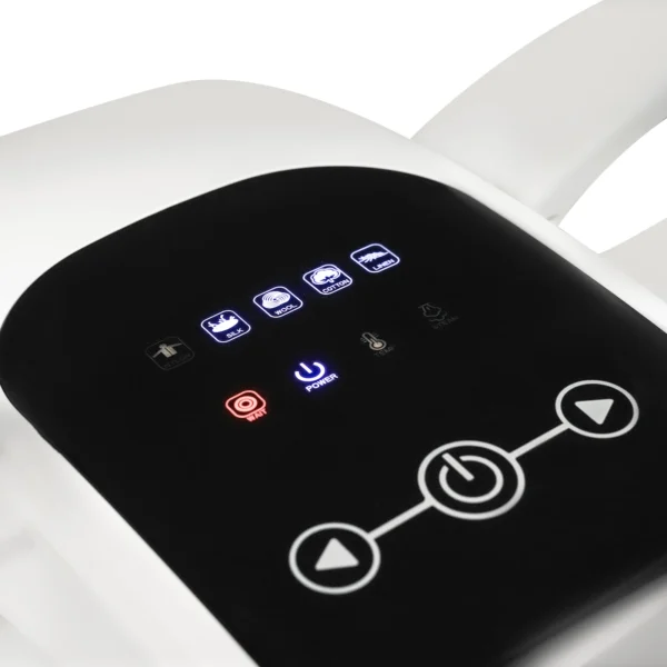 Dampfbügelpresse für Kleidung mit Touchscreen für 5 Stoffstufen