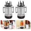Sac702182b849468f90e3c4bf374dba01A.webp Elektrogrill (vertikal) aus Edelstahl mit 5/6 Spießen für Kebab