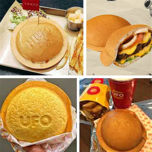 Sb25df854a6374a888f892d3f8d47efc51.webp UFO Burger Maker 1200 W - Fast-Food-Trend aus Südkorea