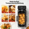Fritteuse mit Sichtfenster und Temperaturregelung
