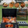Sbabfb802fd60491cbe402fa56e12ccf7i.webp Holzkohlegrill-Set mit Warmhalterost und Thermometer