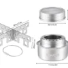 Spiritus-Campingkocher mit Deckel aus Aluminium