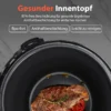 Schnellkochtopf mit digitalen Touchscreen und 6 l Volumen