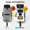 Fritteuse mit Sichtfenster und Temperaturregelung