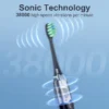 Sc291df1c727140aba50c0d1d014ba1fdI.webp Elektrische Schallzahnbürste mit 10 Ersatzbürstenköpfen