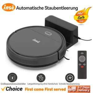 3-in-1-Roboterstaubsauger mit Selbstreinigung & starker Saugkraft