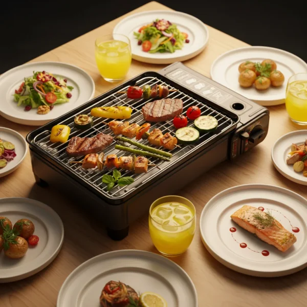 Camping Tisch Butangas-Grill für den Außenbereich