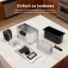 Fritteuse mit Sichtfenster und Temperaturregelung