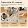 Teppichreiniger selbstreinigend mit Sprühfunktion und Bürste