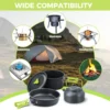 Camping-Kochgeschirr-Set aus Aluminiumlegierung 10-teilig